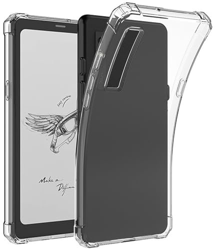Miimall Custodia trasparente per Onyx Boox Palma/Kant/Kant2, ultra sottile, copertura completa ad angolo, in TPU, morbida, antiurto, custodia protettiva per eReader Onyx Boox Palma da 6,13 pollici,