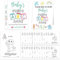 Baby's First ABC Buch Babyparty Aktivität Andenken Spiel ABC Ausmalbild Babyparty Gästebuch Alternative, Baby 's First Alphabet Malbuch, Alphabet A bis Z Malvorlagen