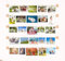 EASTEERNSTAR Bilderrahmen, Collage, Wanddekoration, Fotocollage, Bilderrahmen zum Aufhängen an der Wand, mit 28 Clips, Multi-Foto-Display für Wohnheim-Dekor