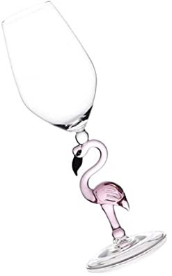 CRILSTYLEO 1stk Flamingo-Weingläser Flamingo-becher Cocktailgläser Reisekaffeetasse Weißwein Für Frauen Traubenweingläser Ausgefallene Weingläser Flöten
