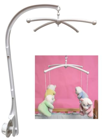 66CM Supporto Giostrina Lettino,Supporto per Campana per Letto Mobile,Baby Mobile Holder,Staffa per Campanello per Lettino per Appendere Campanelli Eolici,Campanelli da Letto,Giocattoli