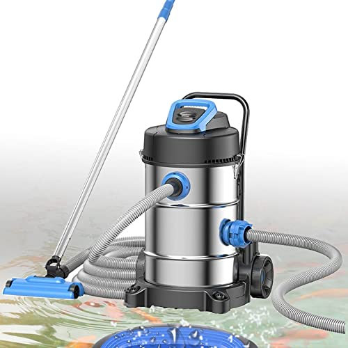 LYFDPN Aspiradora automática para Piscinas de 1700 W, aspiradora para estanques Muncher de Lodos con Cabezal de succión y tubería de Aguas residuales, para Piscinas, estanques de Peces, Piscinas