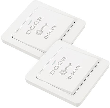 BUGUUYO Professional Technology Exit Button Doorbell Wall Plate Cover Door Access Cover Ring Doorbell Wall Mount Plate