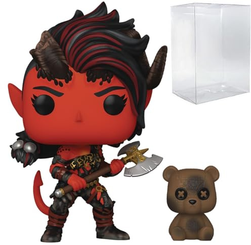 POP Games: Baldur's Gate - Karlach with Clive Funko Vinyl Figure (Bundled with Compatible Box Protector Case), Multicolor, 3.75 inches