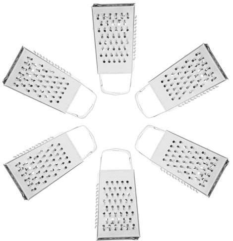 SHOWERORO 6piezas Rallador De Queso Rotatorio De Rallador De y Especias Utensilios De Cocina Mini y Profesional