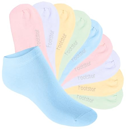 Footstar EVERYDAY! 10 Paar Kinder Sneaker Socken für Mädchen & Jungen Kurze Socken