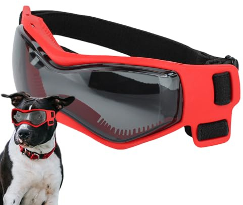 Hundebrille - Anti -Nebel -Sonnenbrille Mit PC -Objektiven Und Gummiband