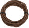sourcing map 3.3 Yards Bolo Tie Cord 6mm Diameter Round Braided Leather Strip 3 Meters Long for Bracelet Necklace Beading, Brown