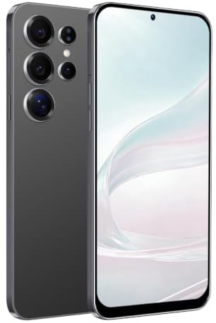 MTGud 4G Smartphone sbloccato, Android 12.0 Telefoni Cellulari con Schermo HD + 6,6 '', 4 GB + 32 GB ROM / 256 GB SD, 4 G Dual SIM Doppia Fotocamera ID Face + WiFi+GPS+OTG (S25Ultra-Black)
