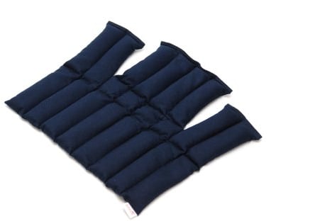 Sissel Compresse Chaude ou Froide au Graines de Lin mixte adulte Bleu Taille Unique (36 x 38 cm)