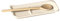 Emile Henry Eh020262 Repose-Cuillère Céramique Beige Argile 22,5 X 10 X 3 cm