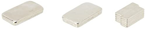 N35 Neodymium Magnet for Arts, Crafts, Model Making, DIY, Hobbies, Office and Home - 25mm x 8mm x 2mm - 2.1kg Pull - Pack of 10