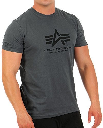 Alpha Herren T-Shirt Grau grau XXX-Large