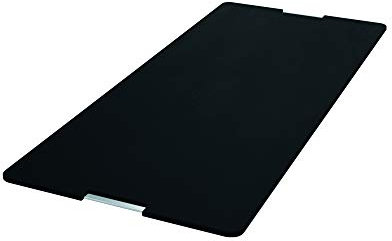 FRANKE 112.0530.071 | Planche à découper en Plastique et Acier Inoxydable pour évier | Couleur : Noir