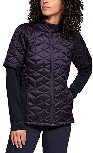 Under Armour Women's ColdGear Reactor Golf Hybrid Jacket, Nocturne Purple (595)/Nocturne Purple, L