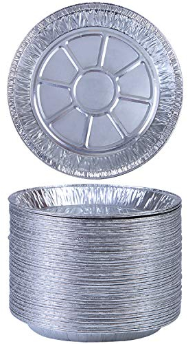 Aneco - Piatti di alluminio usa e getta da 22,9 cm, 40 pezzi
