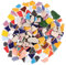 EXCEART Piedras de mosaico para manualidades, 200 g, azulejos de cerámica rotas, azulejos de cerámica, azulejos esmaltados para bricolaje, piedra, decoración del hogar, azulejos de mosaico,