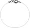 Bo&Pao Angelschnur Kette, transparente Nylon Kette, schwebende Kette, 45 cm