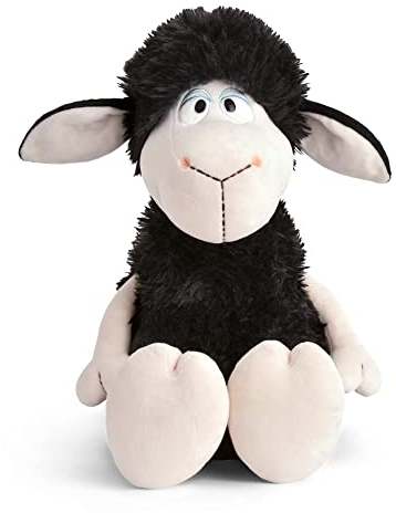 NICI Kuscheltier schwarzes Schaf Jerome 50 cm I Plüschtier für Mädchen & Jungen I Süßes Stofftier aus superweichem & waschbarem Plüsch – 48257