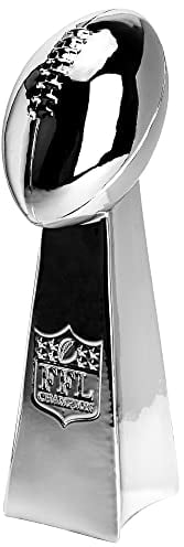 Spire Designs Fantasy Fußball-Trophäe – Chrom-Nachbildung – First Place Winner Award for League – 22,9 cm