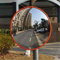 Convex Traffic Mirror, Driveway Traffic Signal Security Mirror, 30cm Burglar Round Blind Spot Mirror for Warehouse and Garage Safety or Store and Office Security to Eliminate Blind Spots