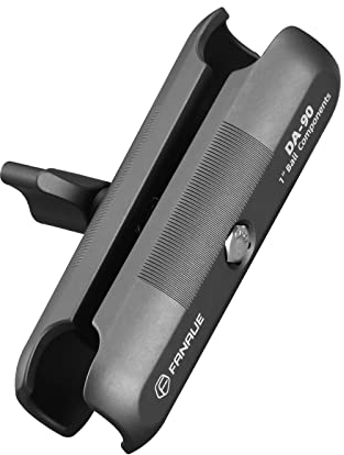FANAUE Double Socket Arm Short Arm Suitable for RAM Mounts and Motorcycle Bike Phone Holder B Size 1 Ball, Full Length 3.7,Made of Aluminium Alloy