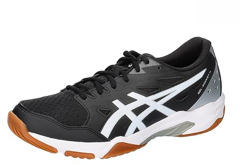 ASICS Damen Gel-Rocket 11 Sneaker, SCHWARZ/REINSILBER, 39.5 EU