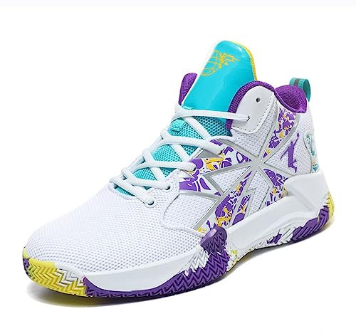 CZHIHANEG Mode Herren Basketball Schuhe High Top Turnschuhe Basketball Walking Sportschuhe