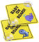 cobee Baby an Bord Auto Warnschilder, 2 Stück 12,7 x 12,7 cm Sicherheits Autoschild mit doppelten Saugnäpfen Baby im Auto Aufkleber für Autofenster wiederverwendbar Baby an Bord Aufkleber (Stil D)