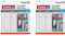 tesa Powerstrips, Clavo Adhesivo para Yeso y Papel Pintado, Gancho Reutilizable Doble Cara para Cuadros y Objetos Decorativos, Fijación de 1.0 kg, 2 Unidades, Blanco (Paquete de 2)