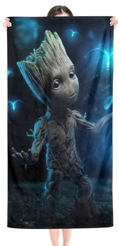 Anime Baummenschen Schnell Trocken Strandtuch 70x140cm, Mikrofaser Weiches Leichtes Handtücher Für Kinder Jungen Und Mädchen (Y2,70x140cm)