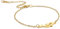 TEAMER Wolfsarmband Fuchsarmband Delfin Wachsseil Chian Armband Edelstahl Tierschmuck für Frauen (Delfin 2 - Gold)