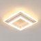 DELIPOP LED Deckenleuchte, 30W 3600LM Hell Deckenlampe LED Warmweiß 3000K, Weiße Deckenbeleuchtung Modern für Schlafzimmer Badezimmer Küche Flur Balkon