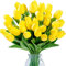 Sggvecsy 30 tulipani finti, fiori artificiali, realistici al tatto, fiori finti in poliuretano, per matrimoni, bouquet primaverili, composizioni floreali, casa, feste, ufficio, decorazioni per la