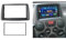 Autoradio Mascherina Telaio Adattatore nero Doppia fascia 2 Din/adatta for FIAT Panda (169) 2003-2012 Radio CD DVD Pannello stereo Montaggio su staffa Kit di rivestimento Cornice Piastra lunetta Tel