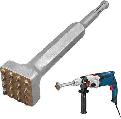 LNGJIN SDS Plus, scalpello elettrico per martello da 160 mm, 16 denti, SDS Plus, trapano elettrico a percussione per fiori, in metallo duro, per cemento, lastre di pietra, ponti, parete (testa