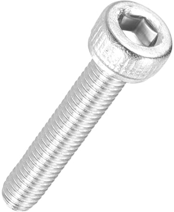Kozelo 50pcs Tornillos de Cabeza Hexagonal - [M3-0.5 x 16mm] Acero Inoxidable 304 Totalmente Roscado Allen Tornillo para Motor Eléctrico Ventilador Impresión 3D Reparación, Plateado