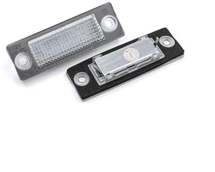 ZAPYVET 2Pcs White License Plate Light Number Lamp, for VW, for Caddy, for Golf, for Jetta, for Passat, for Touran, For Transporter, for LED License Plate Lamp