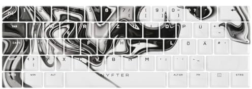 Nyfter - Premium Liquid Keycaps ISO 60% und 75% Custom Keycaps ISO Layout für Mechanische Tastaturen (60%)