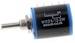 5PCS WXD3-12-2W 100 220 470 1K 2K2 3K3 4K7 10K 22K 33K 47K Ohm 100R 220R 470R 2,2K 3,3K 4,7K WXD3-12 1W Draht Potentiometer(3.3K Ohm)