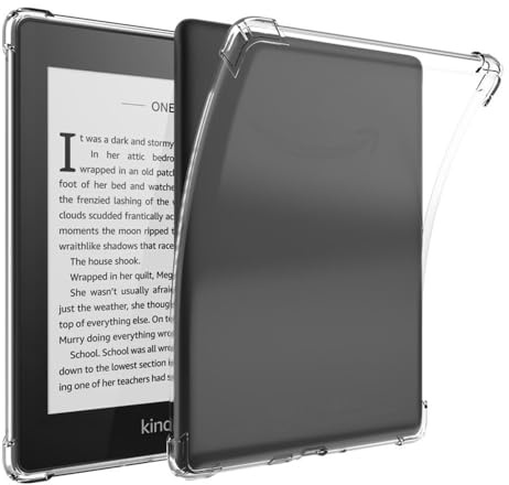 Schutzhülle für Clear Kindle Paperwhite 11. Generation (2021), schlanke Passform, Hartschale mit rutschfestem TPU-Stoßdämpfer für Kindle Paperwhite 11. Generation 2021 (transparent)
