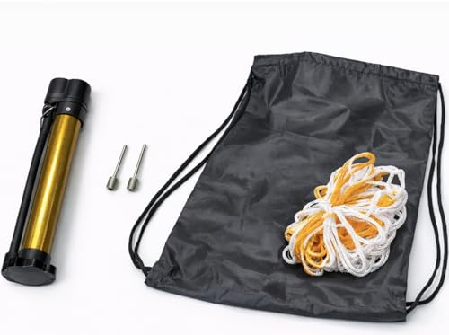 Football Pump Kit with Needles, Ball Net & Carry Bag – Portable Hand Pump for Football, Basketball, Rugby & Sports Balls – Complete Ball Accessories Set