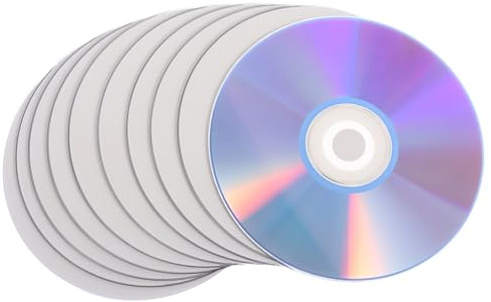 COOPHYA Pack de 10 DVD-RW Vierges à Haute Capacité pour Duplication Rapide et Enregistrement Téléphonique Adapté Travail