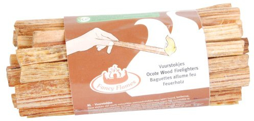 Esschert Design Feuerholz, Holzbündel für Feuerstellen, Bündelmaß ca. 20 cm x 7,5 cm x 7,5 cm