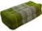 livasia Block Yogakissen eckig - 17x34x12cm - Meditationskissen mit Kapok, Stützkissen Bolster rechteckig, Yoga Pilates Zubehör Nackenkissen, Thaikissen fest handgefertigt (Grün)