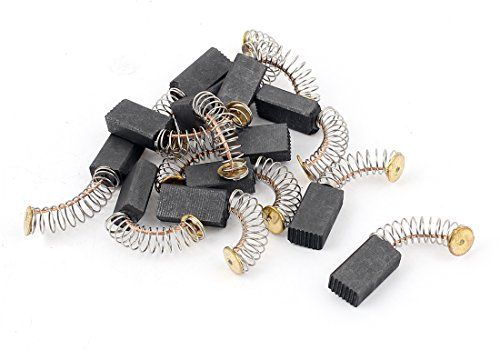 sourcing map Escobillas de Carbón 14 Piezas, 15mm x 8mm x 5mm, para Motor Eléctrico Genérico, Pieza de Reparación de Repuesto