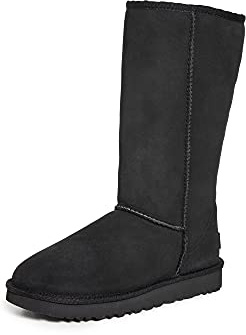 UGG Women's Classic Tall Ii Boot, Black, 12