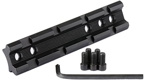 Dophee Chasse Réglable 20mm Weaver Picatinny Rail Adaptateur Convertisseur Monture Monture Base Rail de Guidage