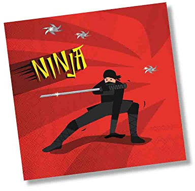 Servietten Mutiger Ninja 20er Pack