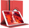 EAZY CASE - Tablet Hülle für iPad Air 2. Generation (2014) Schutzhülle 9.7 Zoll Smart Cover Tablet Case Rotationcase zum Aufstellen Klapphülle 360° drehbar mit Standfunktion Tasche Kunstleder Rot